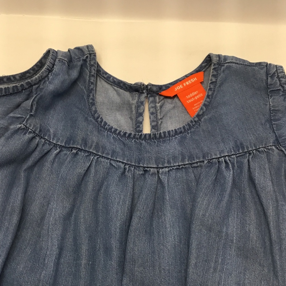 3 for $30 Joe Fresh Denim Girls Dress - Picture 5 of 7